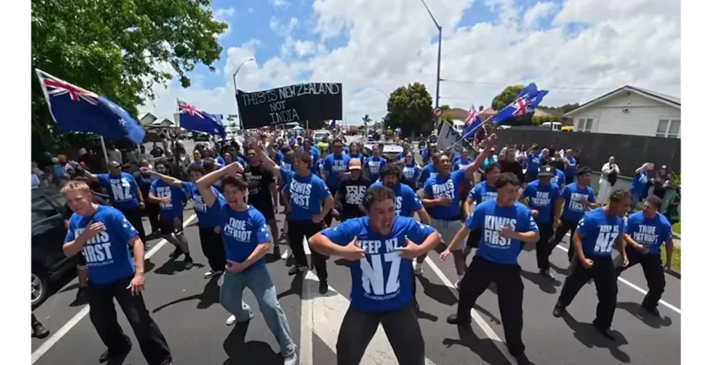 Haka Protest
